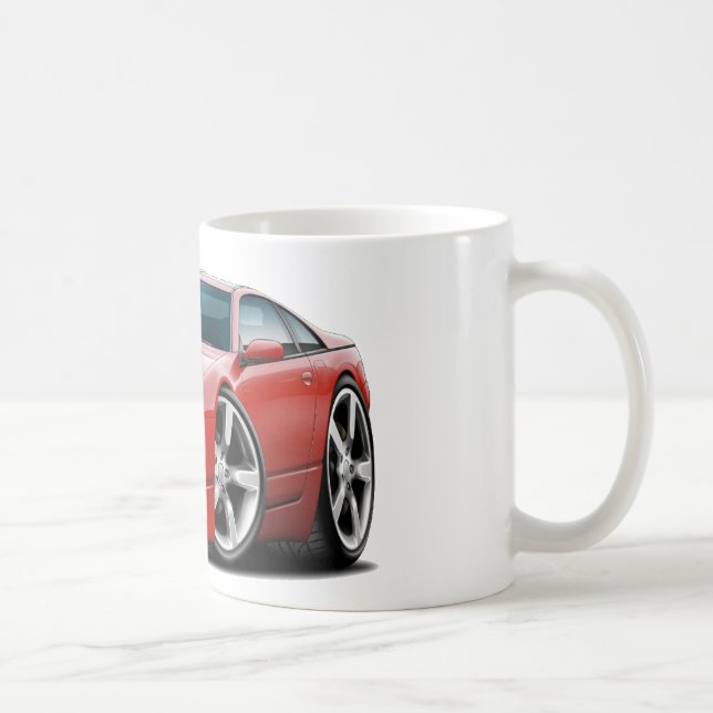 Nissan 300ZX röd bil Kaffemugg (Höger)