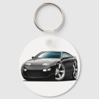 Nissan 300ZX svart bil Nyckelring