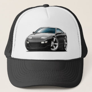 Nissan 300ZX svart bil Truckerkeps