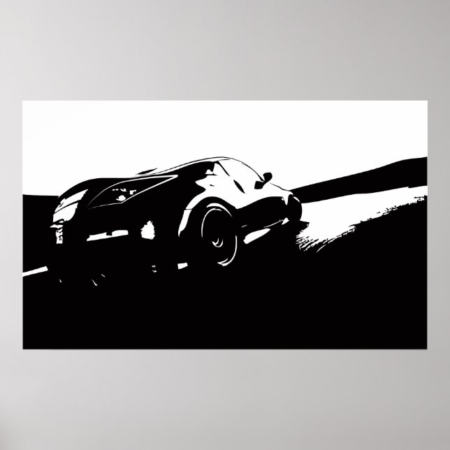Nissan 350z poster (Framsidan)
