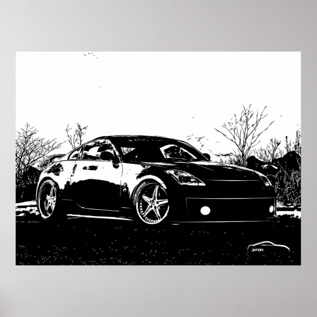 Nissan 350Z Poster (Framsidan)