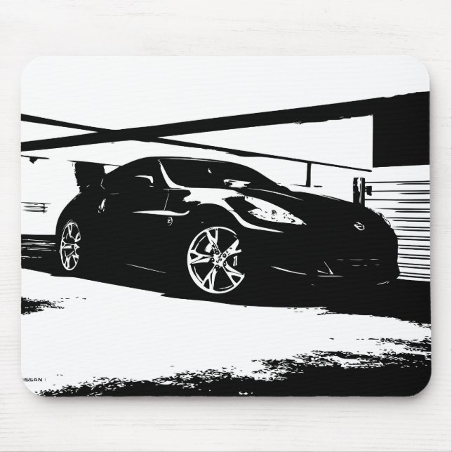 Nissan 370z Mousepad Musmatta (Framsidan)