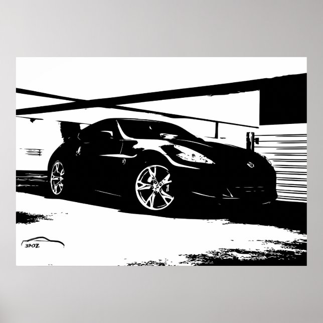 Nissan 370Z Tak överst Poster (Framsidan)