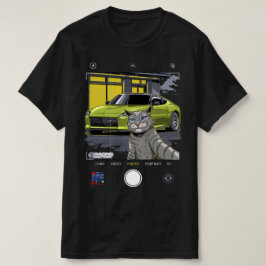Nissan 400z Selfie Cat T Shirt