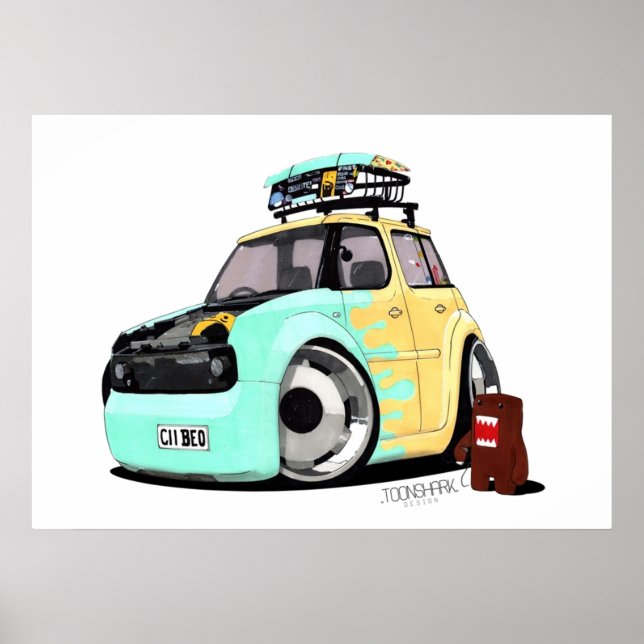 Nissan Cube vs domo Poster (Framsidan)