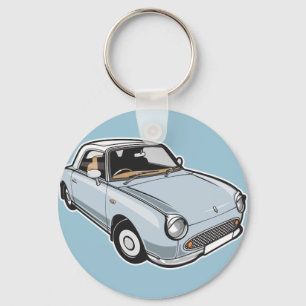 Nissan Figaro blekAqua Nyckelring