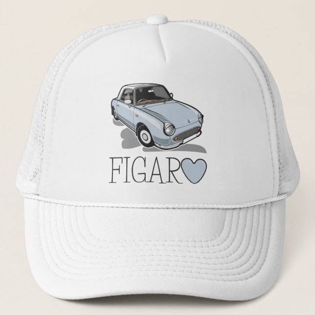 Nissan Figaro blekAqua Truckerkeps (Framsida)