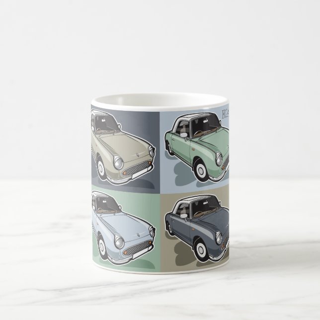 Nissan Figaro i fyra färger Kaffemugg (Center)