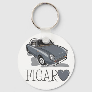 Nissan Figaro Lapiz Grått Nyckelring