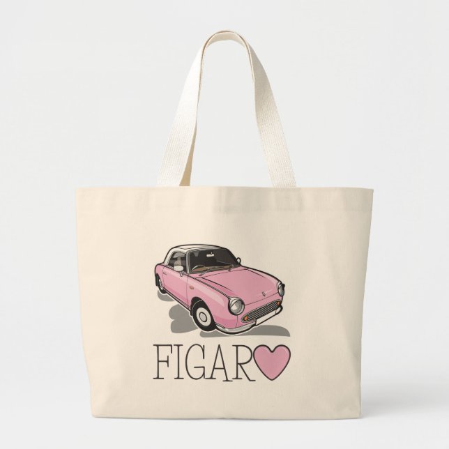 Nissan Figaro Rosa Jumbo Tygkasse (Framsidan)