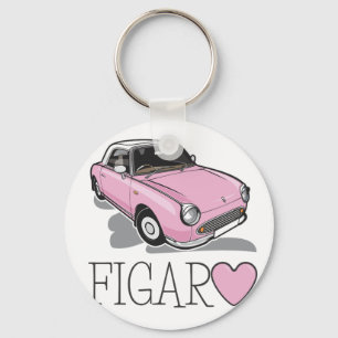 Nissan Figaro Rosa Nyckelring