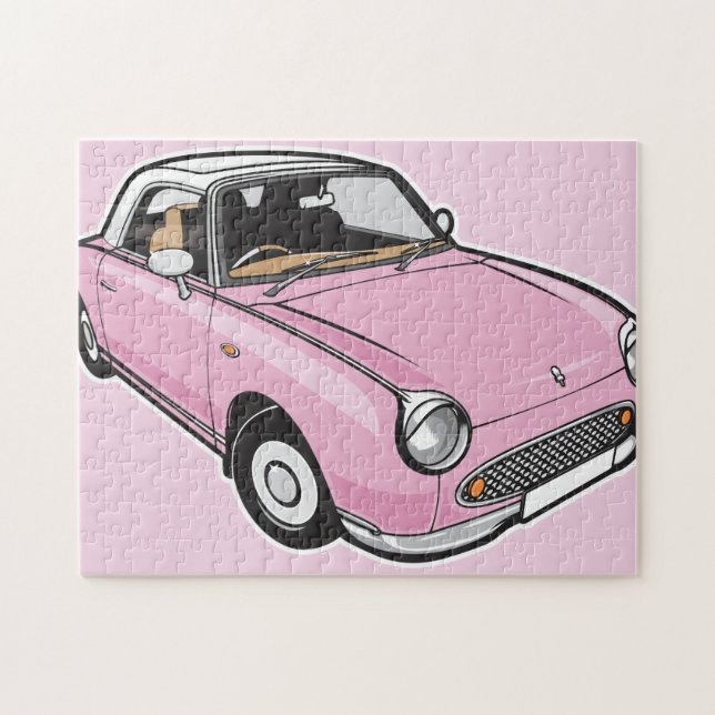 Nissan Figaro Rosa Pussel (Horisontell)