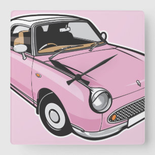 Nissan Figaro rosor Fyrkantig Klocka