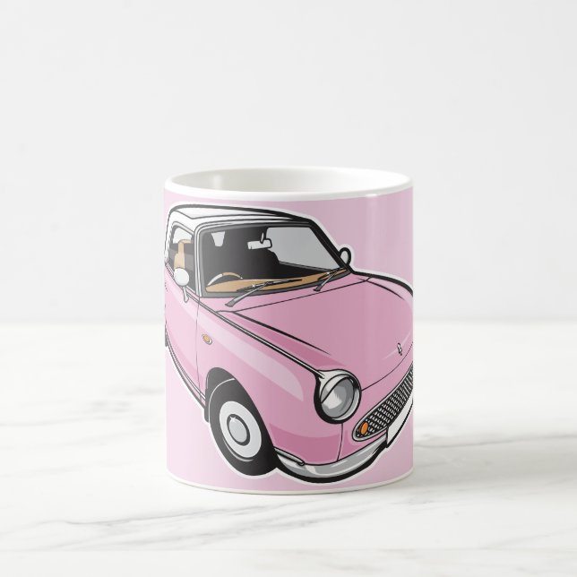 Nissan Figaro rosor Kaffemugg (Center)