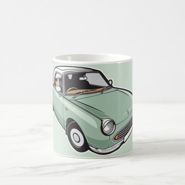 Nissan Figaro smaragdgrönt Kaffemugg (Center)