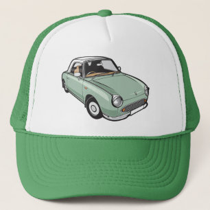 Nissan Figaro smaragdgrönt Keps