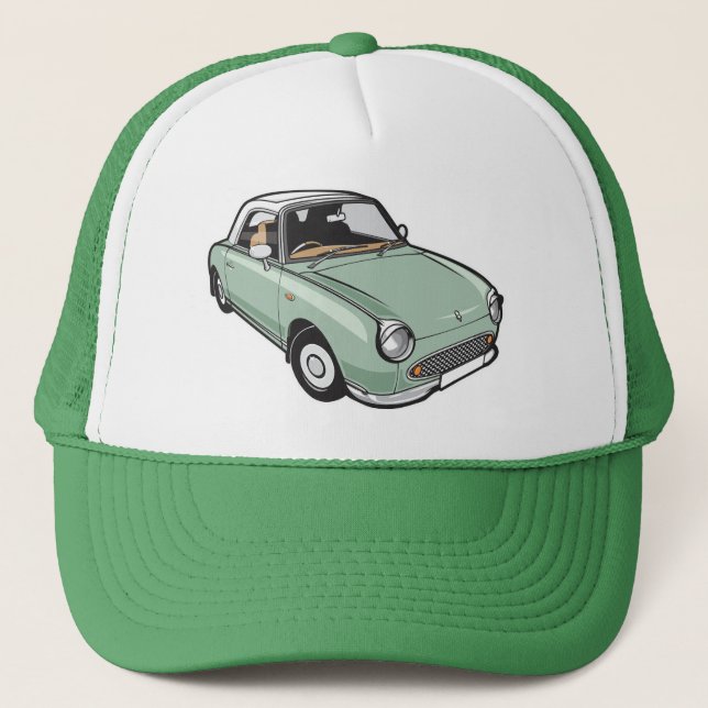 Nissan Figaro smaragdgrönt Keps (Framsida)