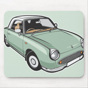 Nissan Figaro smaragdgrönt Musmatta