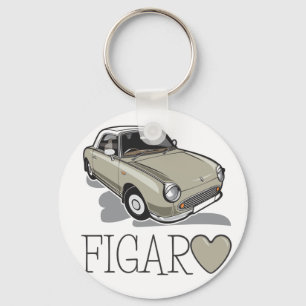 Nissan Figaro Topaz Mist Nyckelring
