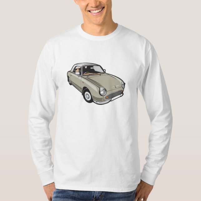 Nissan Figaro Topazmist T Shirt (Framsida)