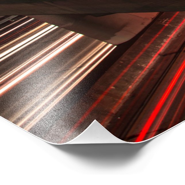 Nissan GT-R35 Libertypromenad i Los Angeles Fototryck (Hörn)