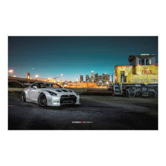 Nissan GT-R35 Libertypromenad i Los Angeles Fototryck