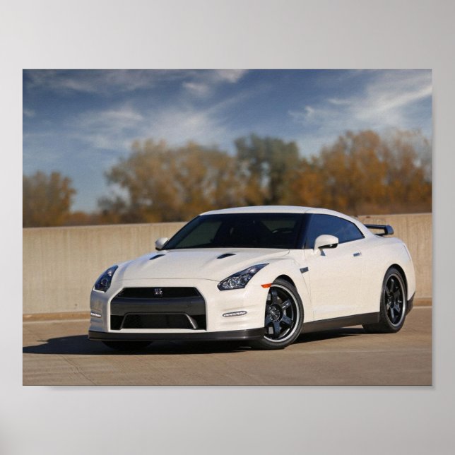 NISSAN GT-R POSTER (Framsidan)