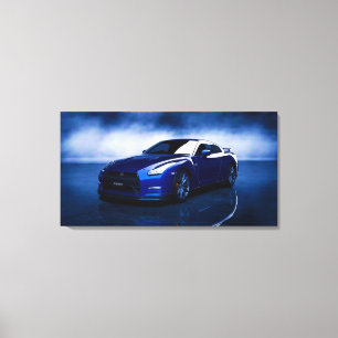 Nissan GT-r slösar kvalitets- Canvastryck