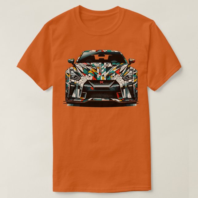Nissan GTR 21 T Shirt (Design framsida)