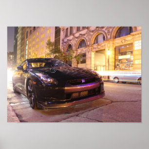Nissan GTR Poster