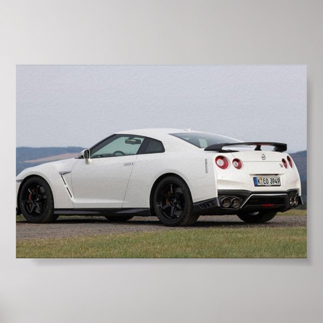 Nissan gtr poster (Framsidan)