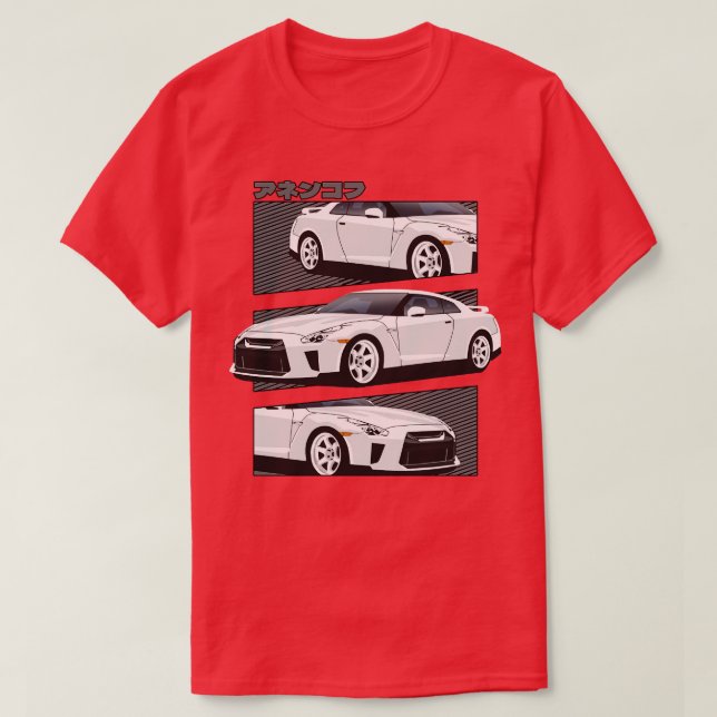 Nissan GTR r35 T Shirt (Design framsida)