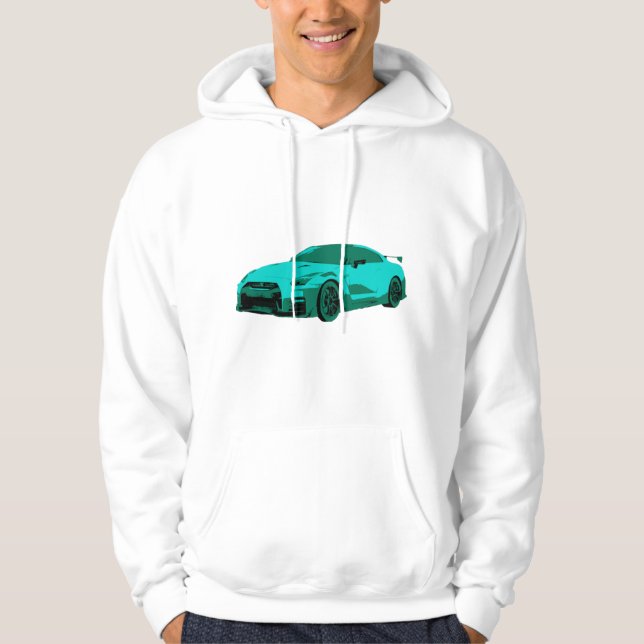 Nissan Gtr T-ShirtNissan GTR Hoodie (Framsida)