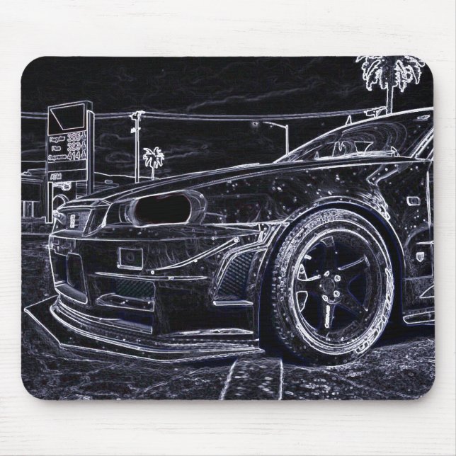 Nissan horisont GT-r R34 Musmatta (Framsidan)