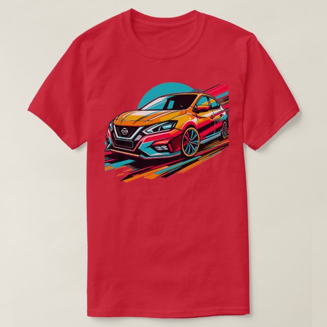 Nissan Sentra 5 T Shirt (Design framsida)