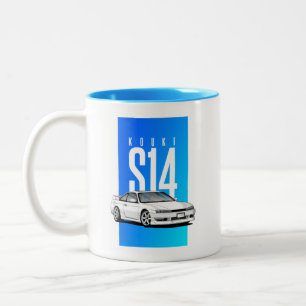 Nissan Silvia S14 Kouki 200sx Två-Tonad Mugg