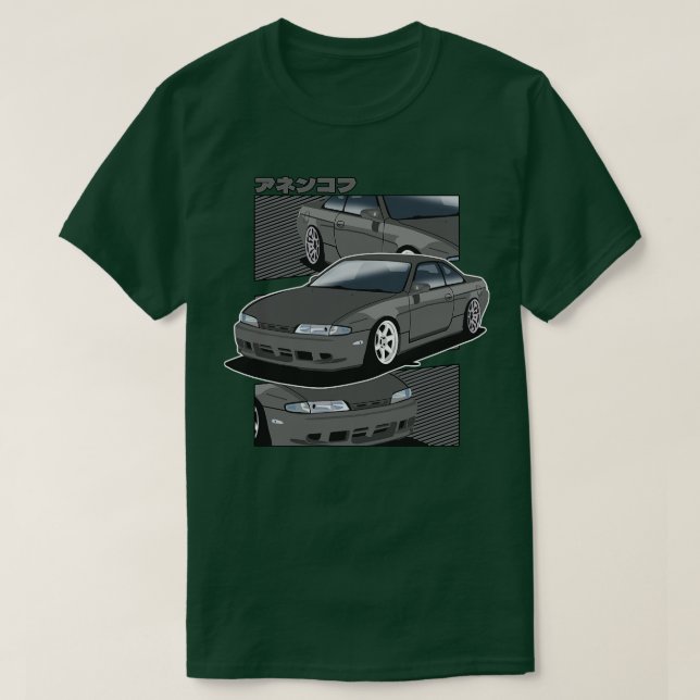 Nissan Silvia S14 Zenki T Shirt (Design framsida)