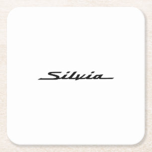 Nissan Silvia S15 Emblem Underläggs Underlägg Papper Kvadrat