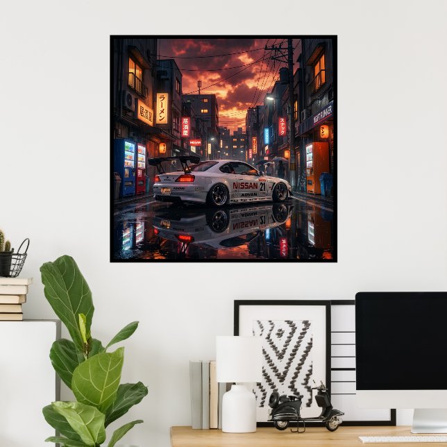 Nissan Silvia S15 JTCC Poster (Hemmakontoret)