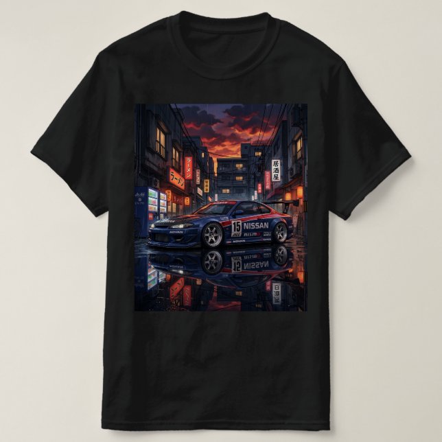 Nissan Silvia S15 JTCC T Shirt (Design framsida)