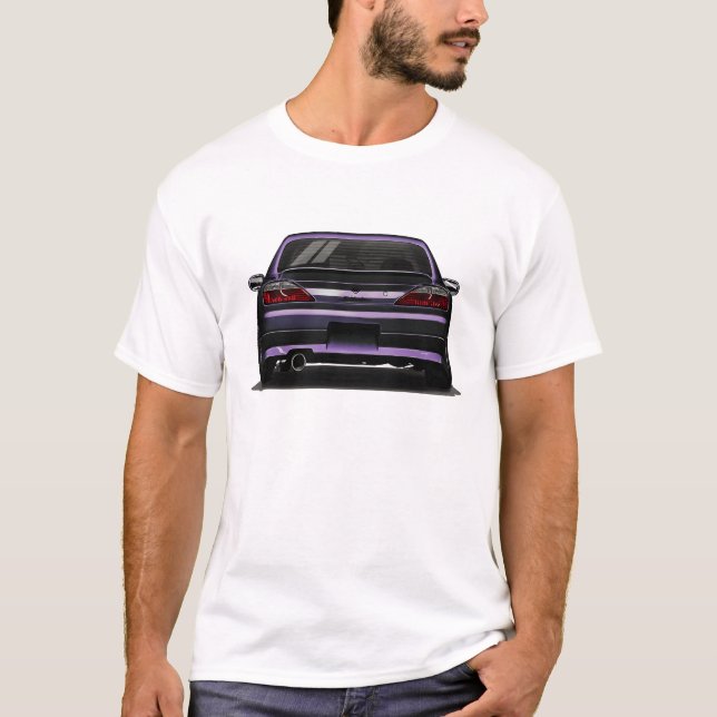 Nissan Silvia S15 Spec R Aero SR20DET JDM Bil Kons T Shirt (Framsida)