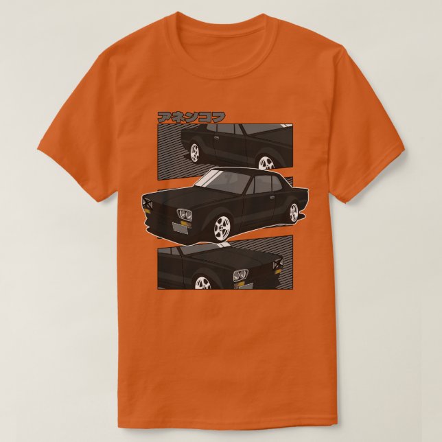 nissan skyline 2000 gtr hakosuka t shirt (Design framsida)