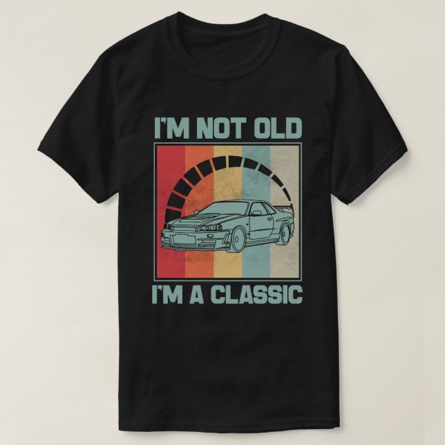 NISSAN SKYLINE GT-R T SHIRT (Design framsida)