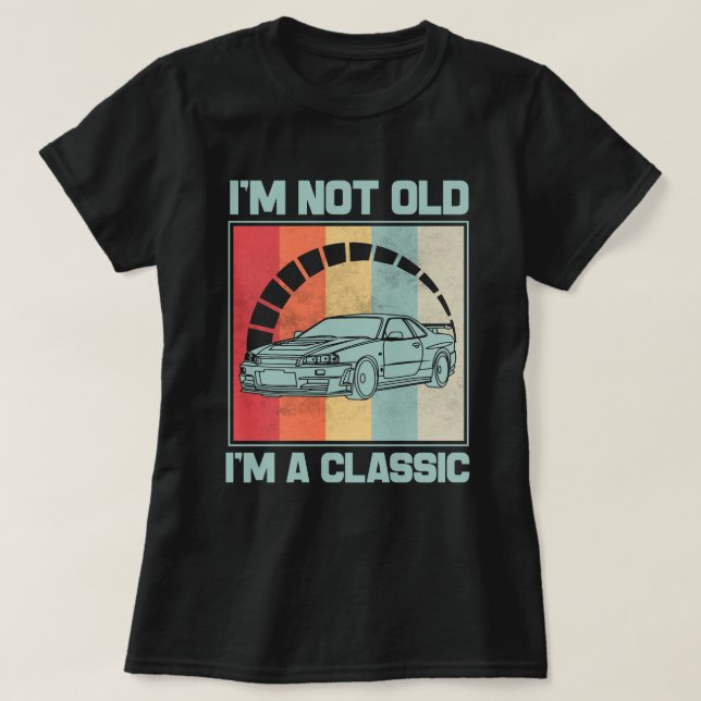 NISSAN SKYLINE GT-R T SHIRT (Design framsida)