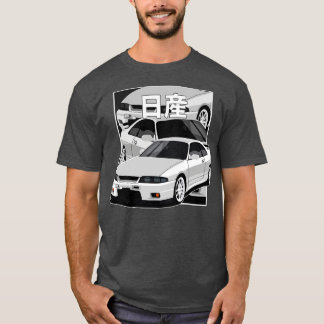 Nissan Skyline Gtr33 Japanska Tecknader T Shirt