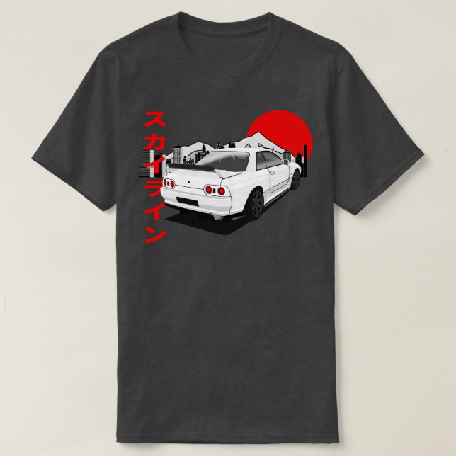 Nissan Skyline GTR R32 T Shirt (Design framsida)