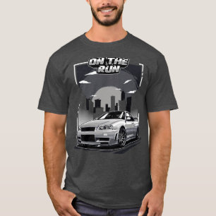 Nissan Skyline GTR R34 vid Springa T Shirt
