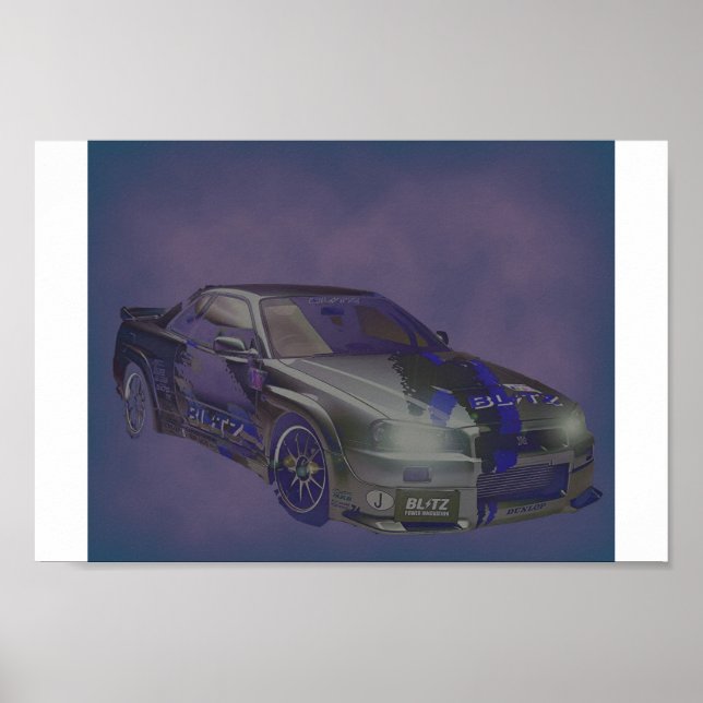 NISSAN SKYLINE POSTER (Framsidan)
