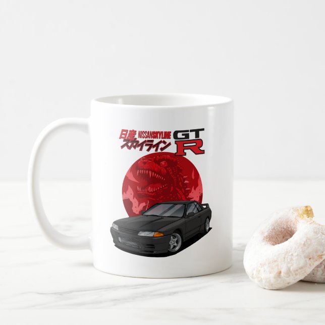Nissan Skyline R32 GTR Kaffemugg (Med munk)