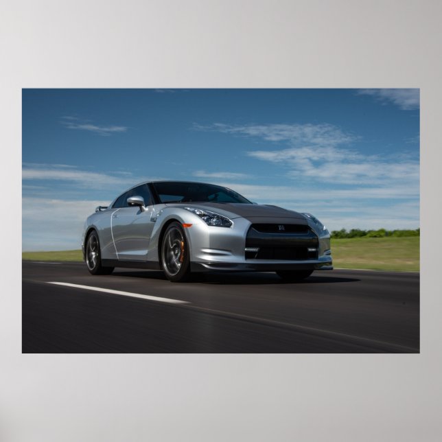 Nissan Skyline R35 GT-R Poster (Framsidan)